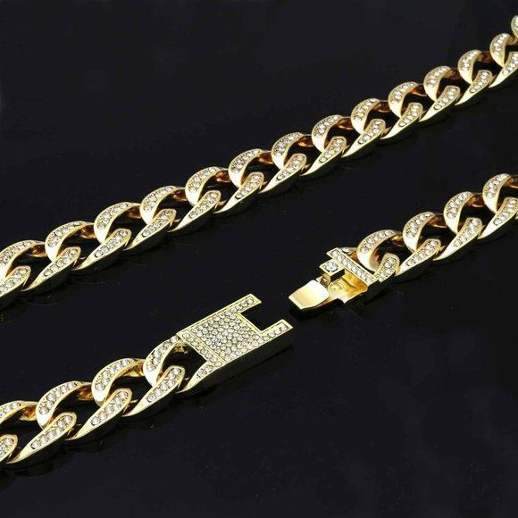 14k Gold 16mm 30" Cuban Chain - Picture 4 of 8